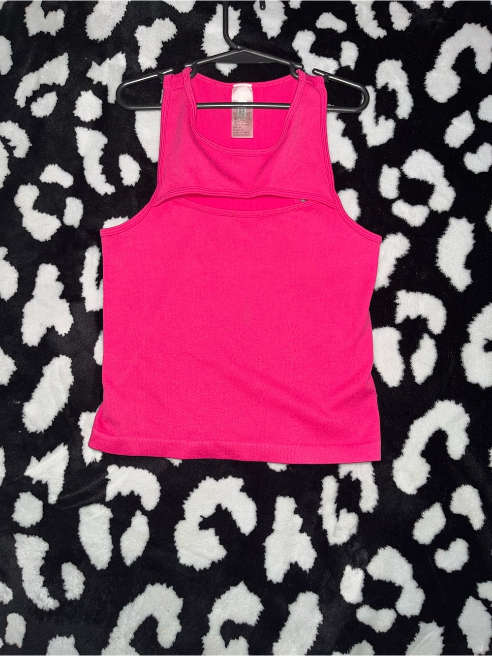 No Boundaries Bright Pink Racerback Tank